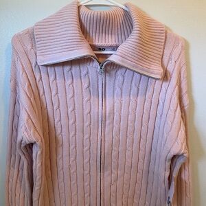 SO Blush Ribbed Knit Top